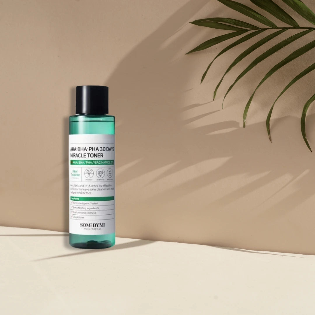 Toner à l’AHA, BHA et PHA