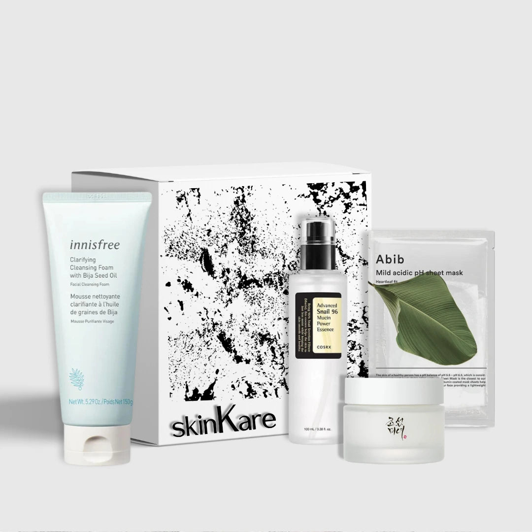 Image de contenu de la BoxSkinKare comprenant 5 produits