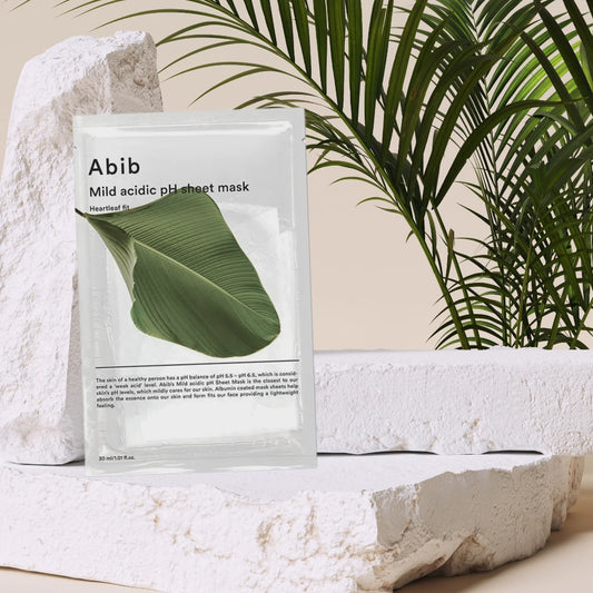 Masque en feuille à pH acide doux