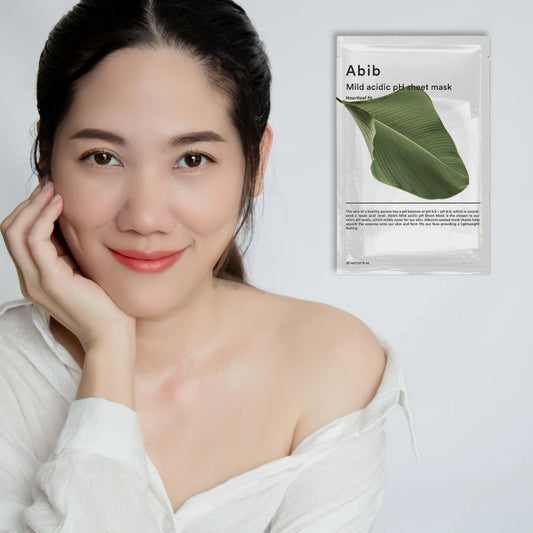 Masque en feuille à pH acide doux